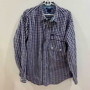 Vintage Tommy Hilfiger Tommy Jeans 100% cotton long sleeve plaid shirt size XL